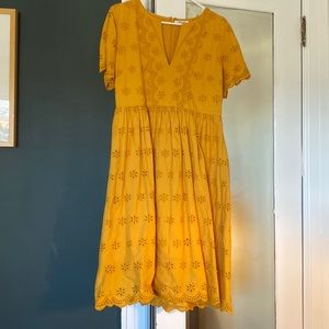Madewell eyelet dress worn once .